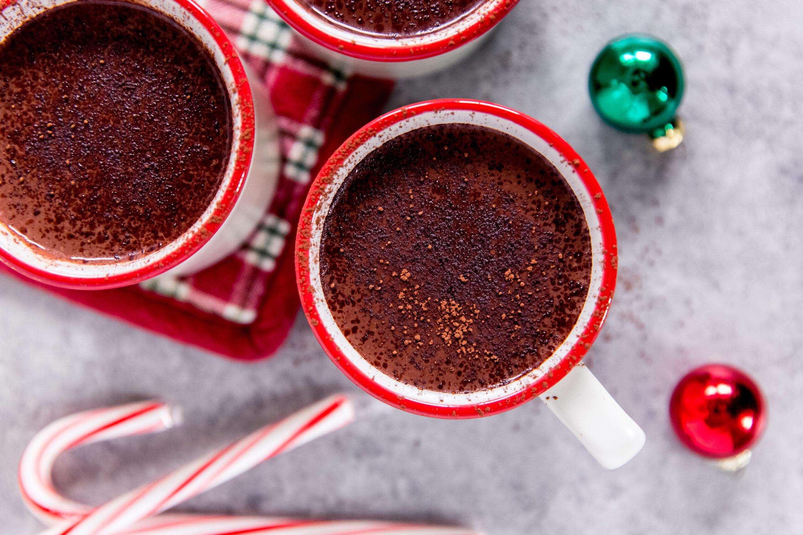 Healthy Holiday Recipe Salted Dark Drinking Chocolate